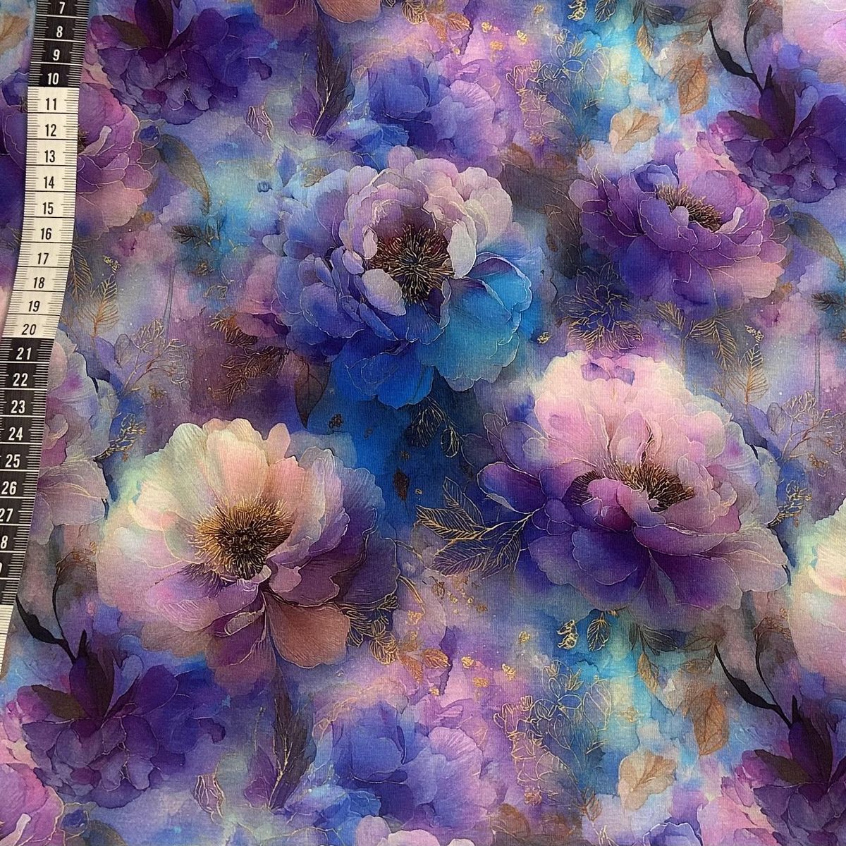 Purple Gold Flowers