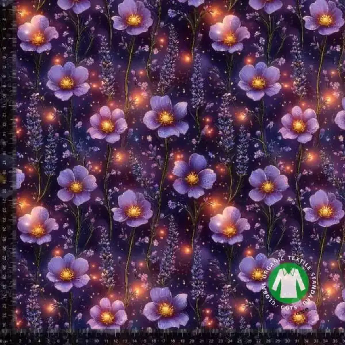 Lilla Lysende Blomster